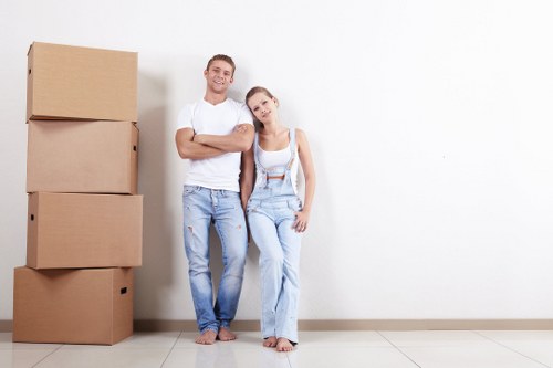 Local removals team planning a move in Palmers Green