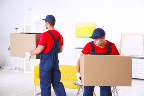 Removal team preparing a local move in Palmers Green