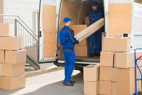 Removal team supporting a residential move in Palmers Green