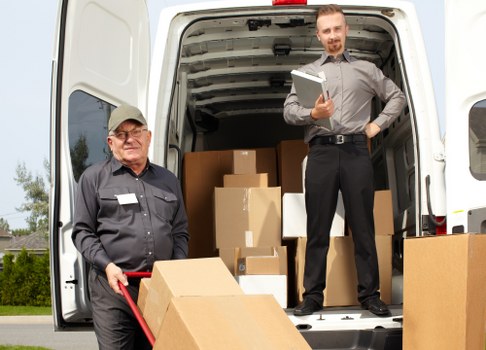 Man and van service handling a local move in Palmers Green