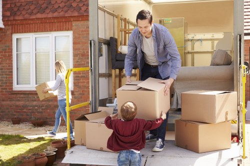 Careful handling of office equipment during a Palmers Green business move