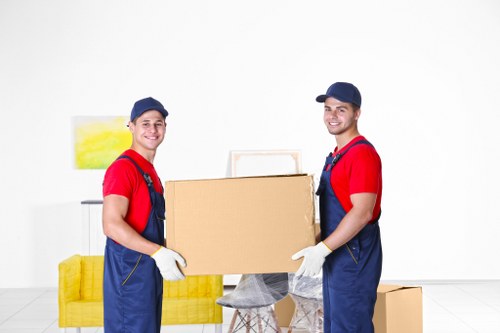 Business removal items prepared for a same day relocation in Palmers Green