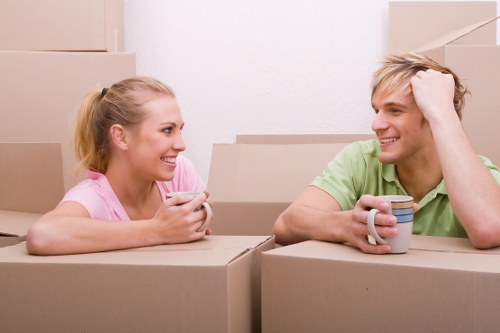 Careful loading of sofas and household furniture for transport