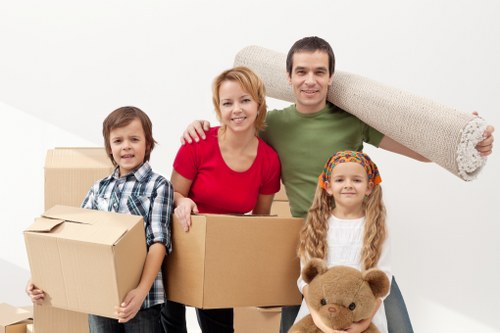 Careful moving support for a student flat in Palmers Green