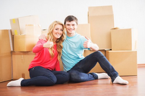 Local removal team handling furniture transport in North London